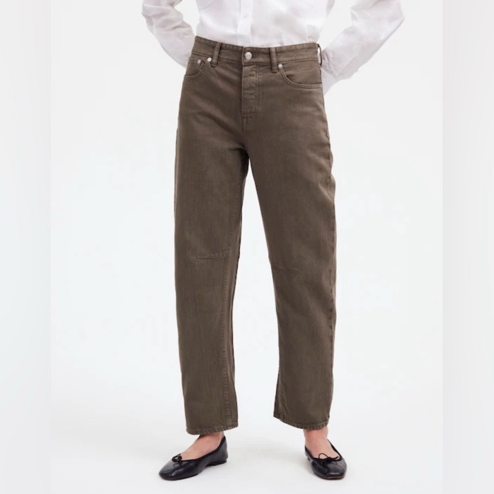 Madewell Women's darted barrel jeans driftwood brown 30